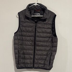 Hawke & Co Charcoal Quilted Vest